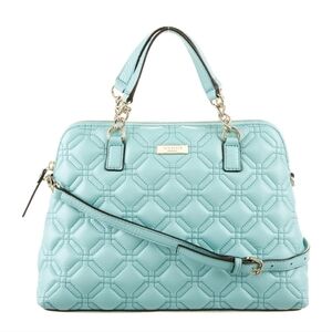Kate Spade Rochelle Astor Blue Quilted Bag